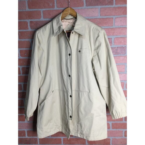 Vintage Etienne Aigner Women's Full Zip Jacket Collared Pockets Size 16 R - Picture 1 of 5